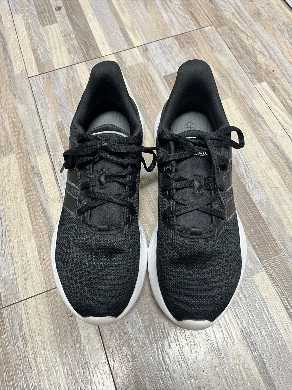 adidas Women's Black Athletic Sneakers with Cloudfoam
